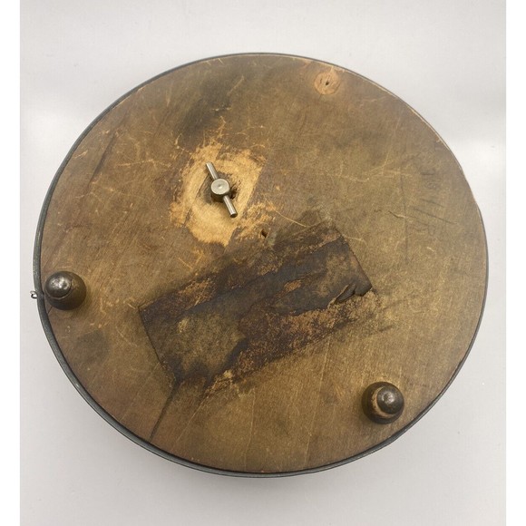 Vintage Music Box Aluminum Metal Powder Trinket Vanity Floral Top Used - Picture 6 of 13